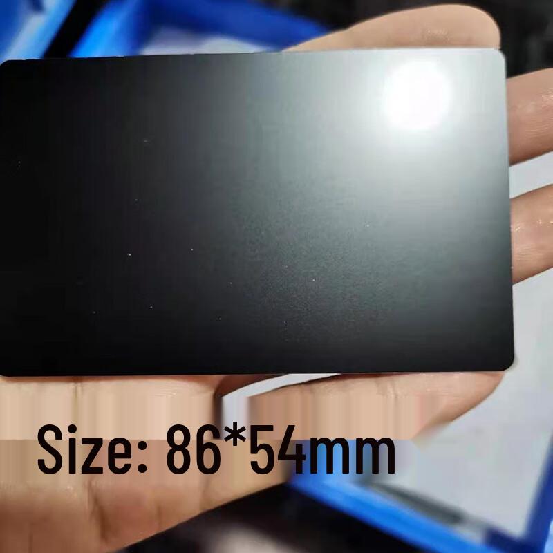 Laser Engravable Colored Aluminum Cards