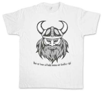 VIKING HEAD II T-Shirt Mens Womens Tees Top Skull Dragon Vikings Norse Norsemen Odin Thor Valhalla