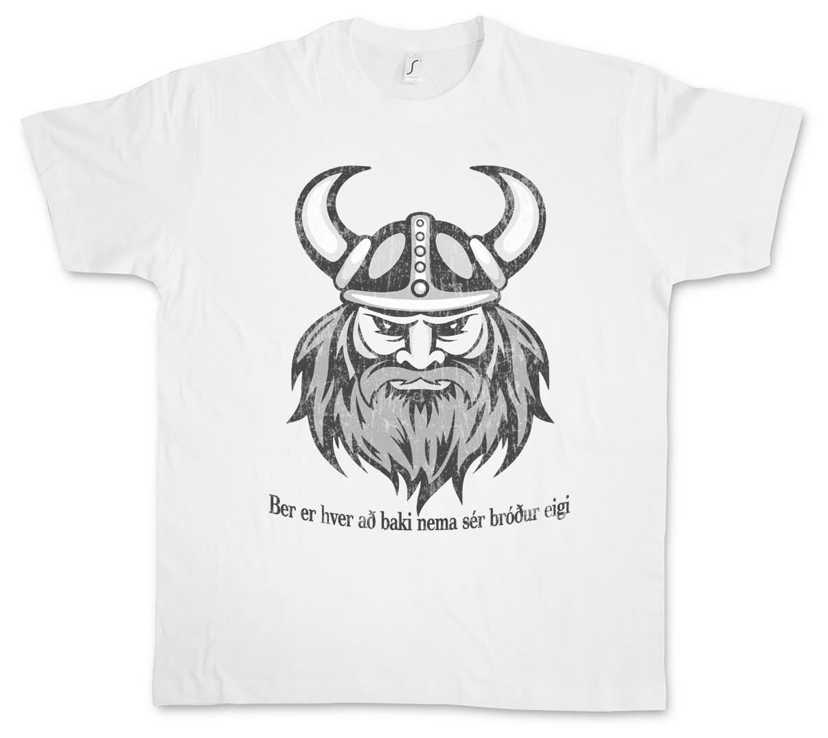 VIKING HEAD II T-Shirt Mens Womens Tees Top Skull Dragon Vikings Norse Norsemen Odin Thor Valhalla S