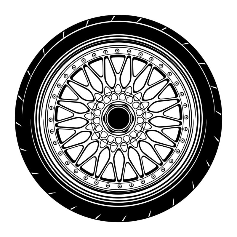 Circular tire pattern carpet for bedroom decoration living room interior creative design carpets bedside area non-slip rugs