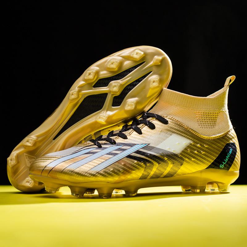 High Top Large Size Football Shoes Long Nail Football Shoes Tf Broken Nail Special Training Shoes Football Men S Models 33