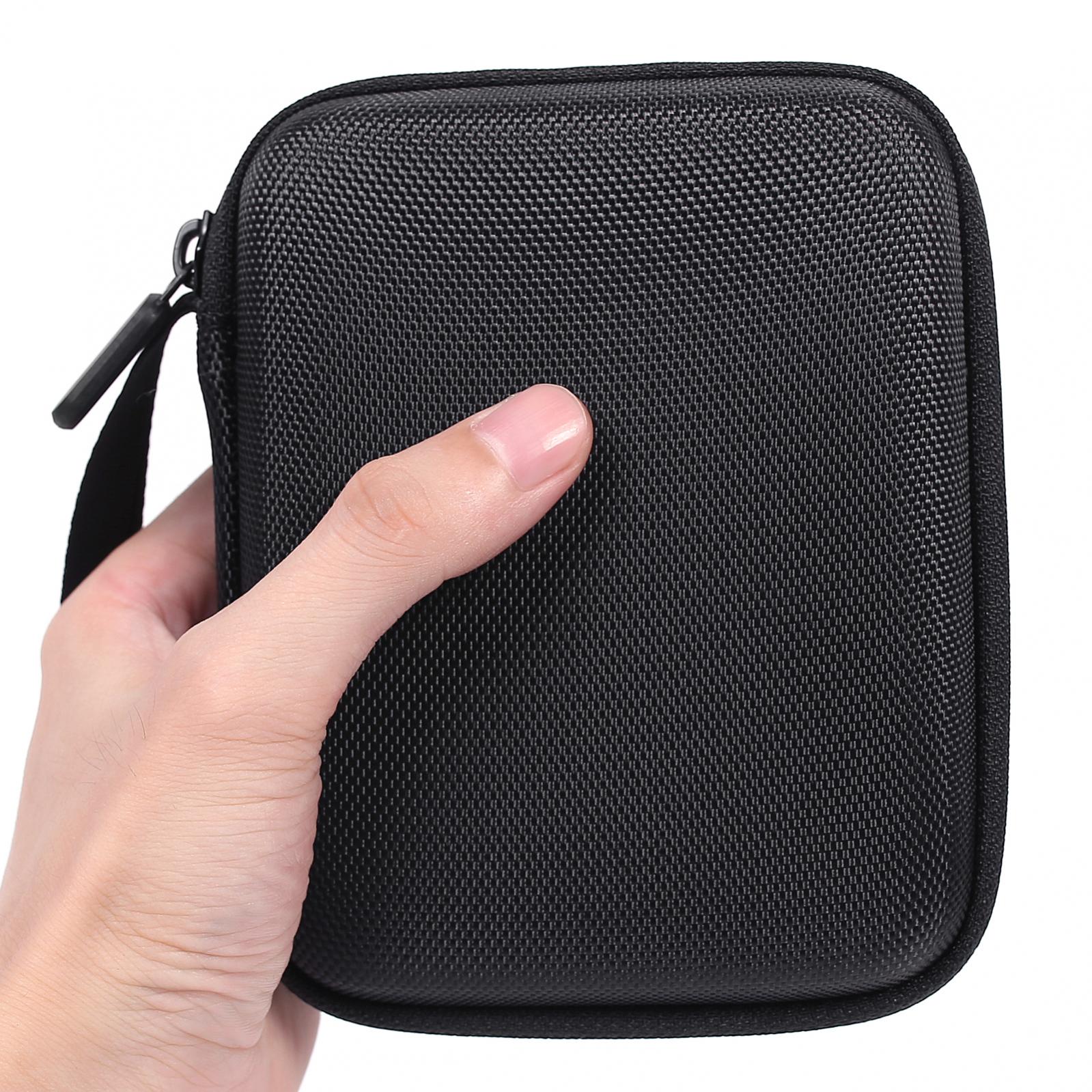 

Портативный чехол-держатель медиатора из ЭВА с гнездом для медиатора, гитарный каподастр, тюнер, чехол для хранения струн чёрный