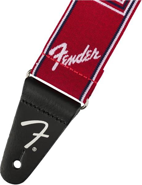 Fender Mono Weighless™ 2" Strap, Red/White/Blue