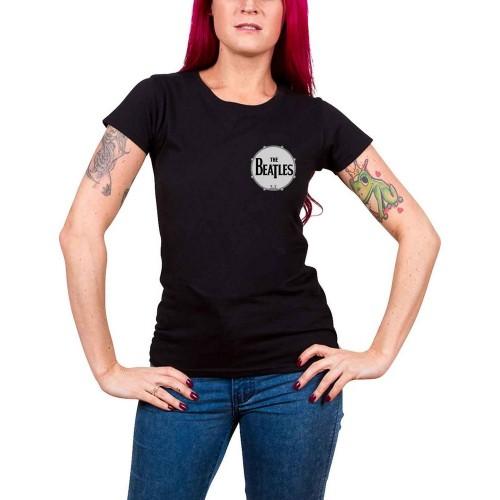 The Beatles Womens/Ladies Washington Coliseum Back Print T-Shirt