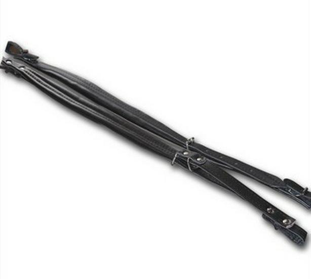 Akkordeonriemen: Verdicktes doppellagiges Leder, 80-96-120 Bass