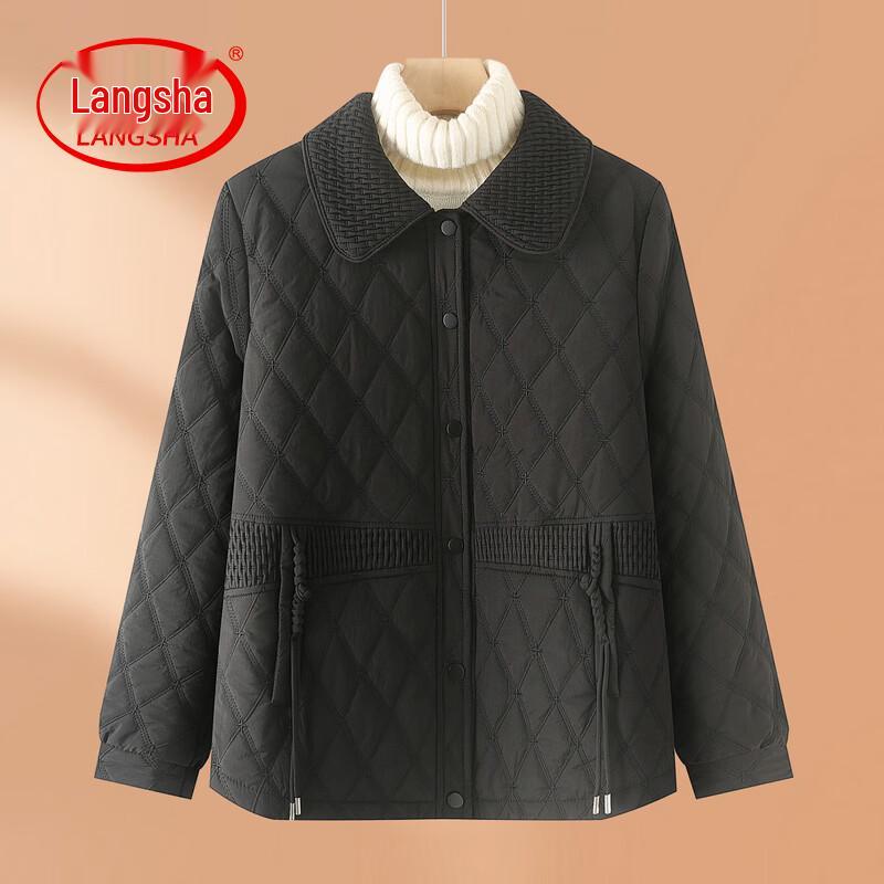 LangSha Women s Autumn/Winter Quilted Jacket XL