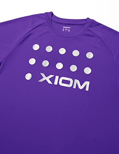 XIOM ELP Table Tennis T-Shirt, Unisex, Purple, Size L, 80807