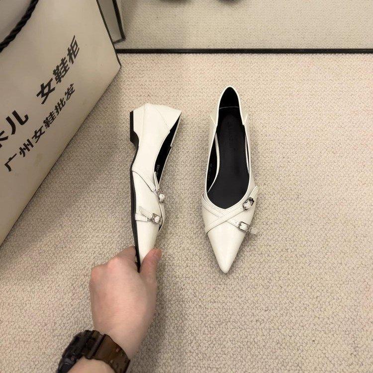 Frühling und Herbst Retro Mary Jane flacher Mund flacher Boden keine müden Füße 2025 Einzelschuhe Damen Französische Nische Abendschuhe weiche Sohle Einzelschuhe