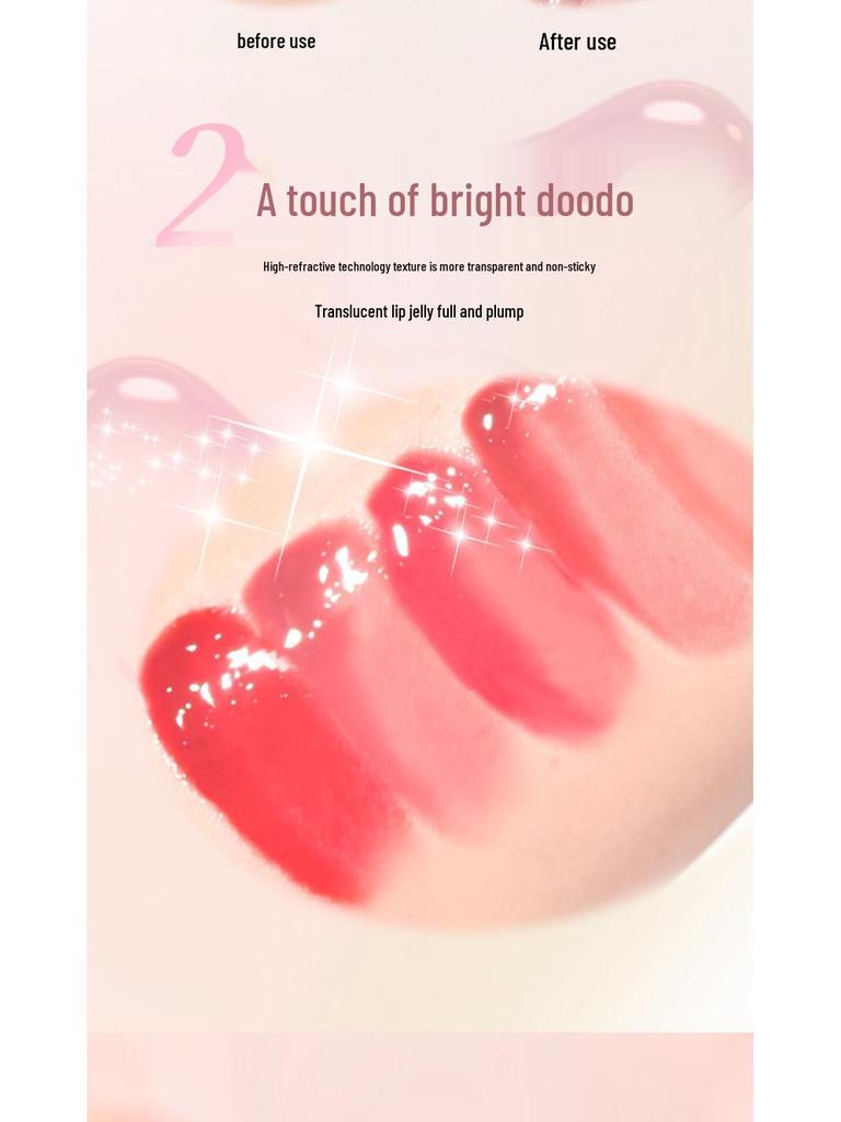 Gogotales Gogo Dance Moisturizing Lip Gloss - Reduces Lip Lines with Mirror Shine and Hydrating Essence