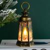 Hanging Hand-held Nightlights Vintage Christmas Snow Globe Lantern Christmas Decorations  Home