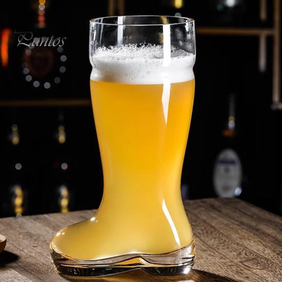 Large Capacity Beer Mug Transparent Design Funny Boot Shape Easy To Clean Dishwasher Safe Beer Cup Party Decoration