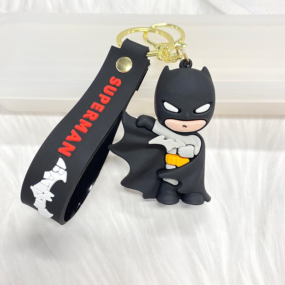 Marvel Iron Man, Spider-Man, and Captain America Movie Keychain Pendant Keyring