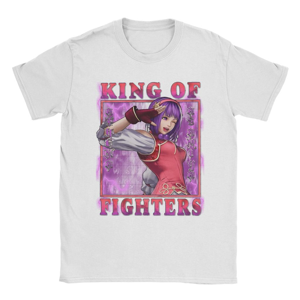 King of Fighters XV Eternal Psychic Idol Athena Asamiya T Shirt Summer Hippie T Shirts Unisex Clothing Short Sleeve Y2K Funny Tops