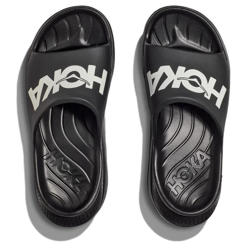 HOKA Ora Athletic Slide Schwarz Weiß Unisex Sneaker 1155154-BWHT