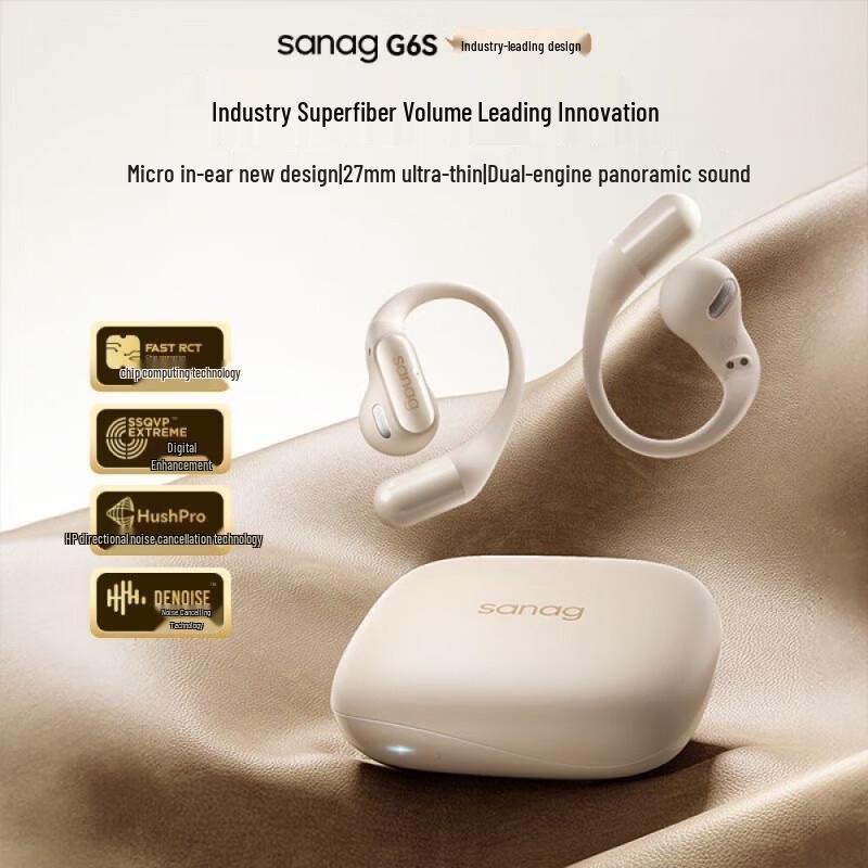 Saina G6S Bone Conduction Ear-Hook Headphones
