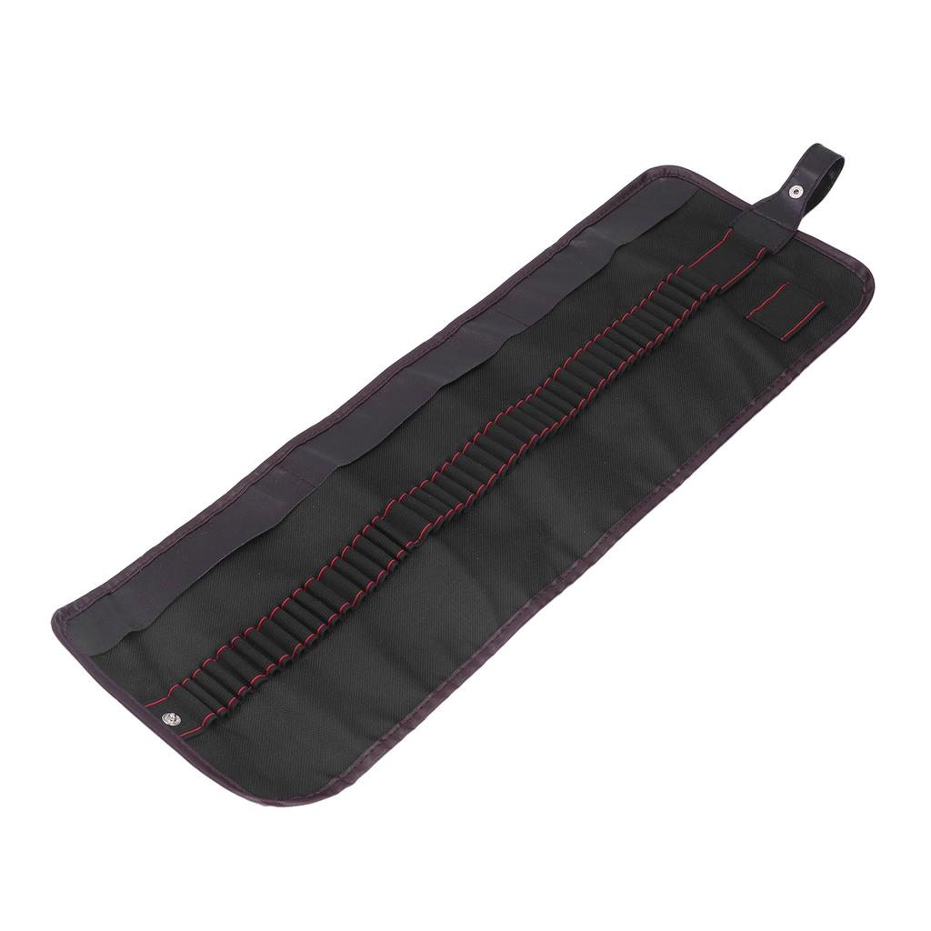 Pen Curtain Portable Pencil Case Oxford Cloth Canvas Pen Curtain Stationery Pen Case48 Hole