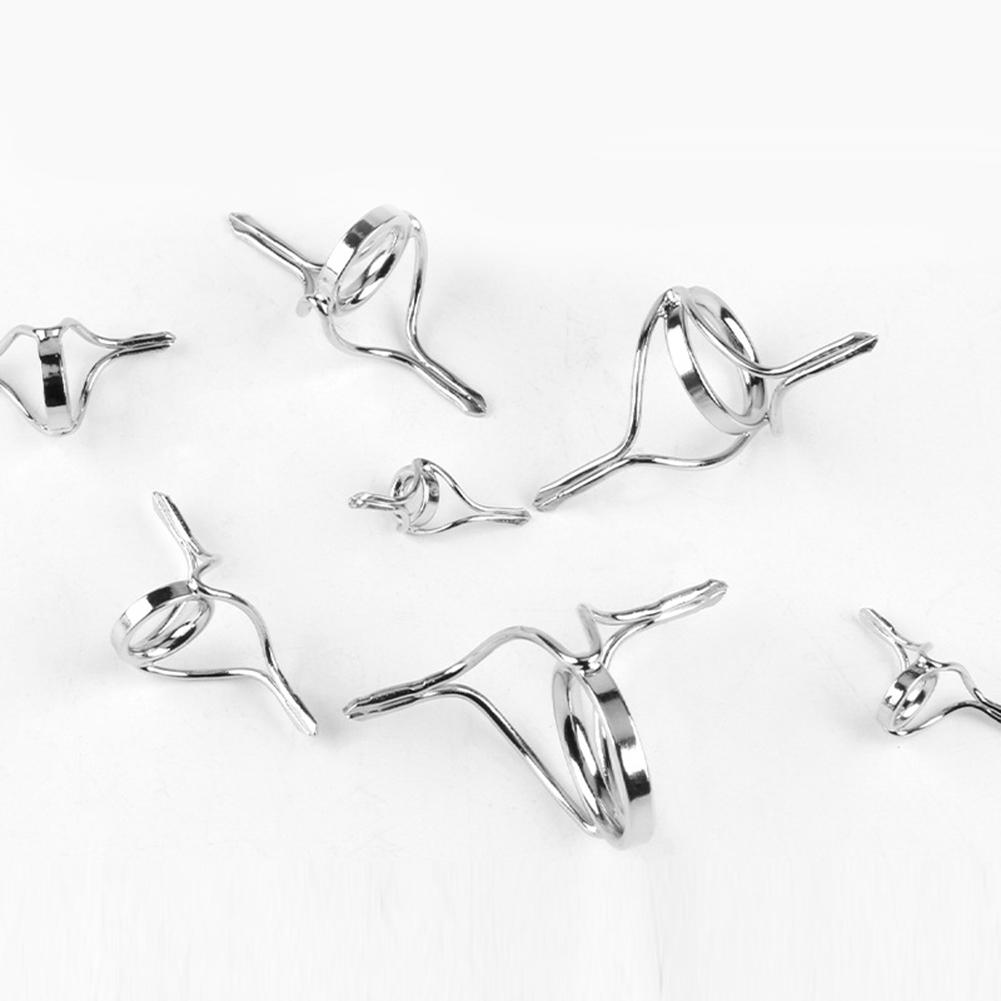 Fishing Rod Guides Fishing Rod Guides Silver Stainless Steel
