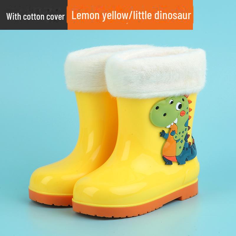 

Детские резиновые нескользящие водонепроницаемые сапоги с рисунком для мальчиков и девочек 150