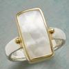 1-piece Retro Silver Color Square Inlaid Stone Ring, Suitable for Women's Simple Design Daily Accessories and Gifts