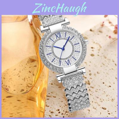Stylish Ladies' Quartz Watch With Starry Chain Decorative Pointer Display Alloy Strap Colors)