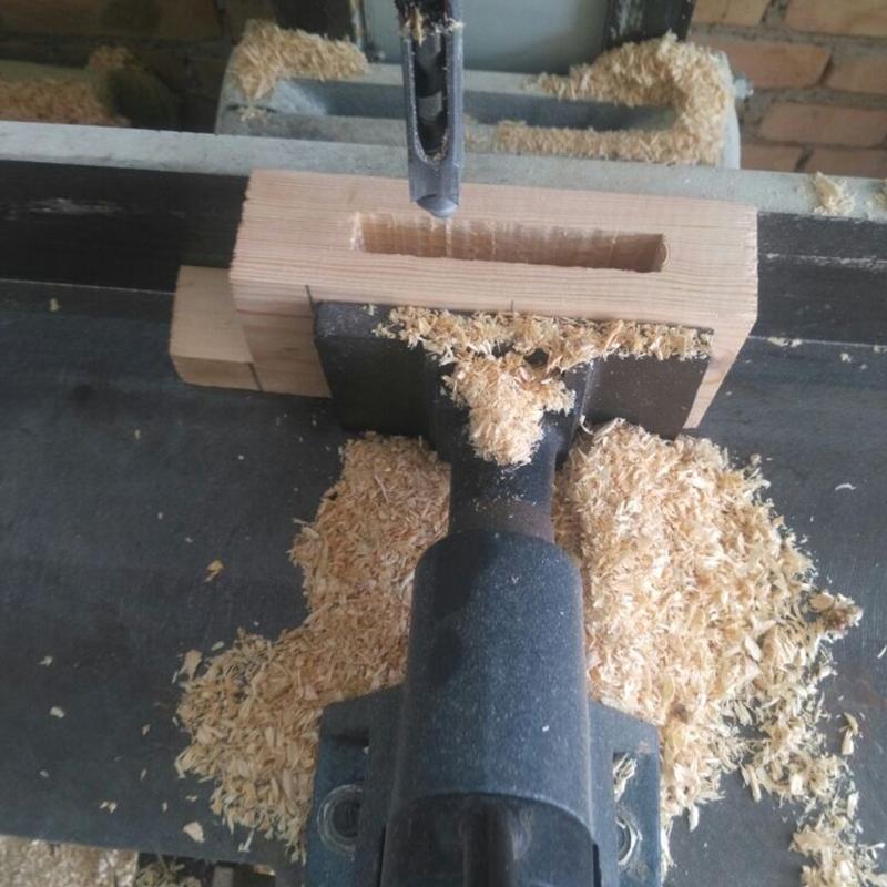 Square Hole Mortise Chisel Drill Bit Tools 6.4 mm/8mm/9.5mm/12.7mm/14mm/16mm Round Strong Square Hole Drill Bit