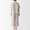 MUJI Natural Cool Touch Lyocell Hanf Kurzarm-Pyjama FD1JJA4S Hellbeige S Damen Damen Damen
