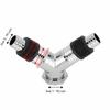 ABS Material Y Pipe Connector Backflow Preventer Floor Drain Connector  Washing Machine