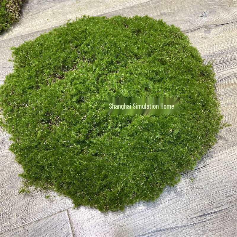 Artificial Moss Stone Decor: Green Hairy Stone Prop for Photography and Bonsai Landscaping