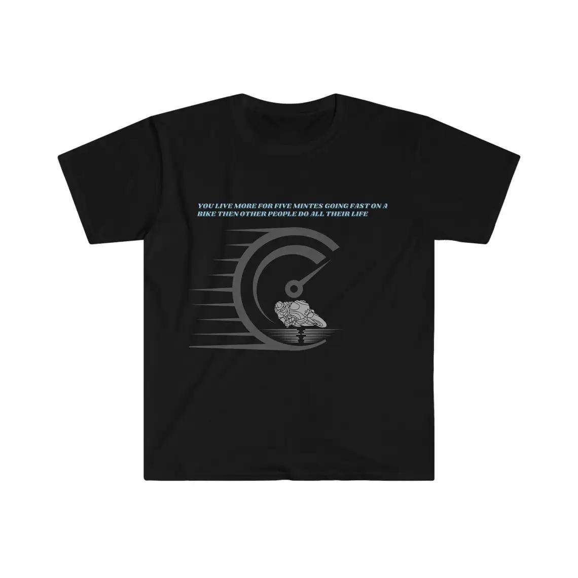 Motorsport Lovers Speed Racing Motorcycle T-Shirt 100% Cotton O-Neck Summer Short Sleeve Casual Mens T-shirt Size S-3XL - Men... S разноцветный