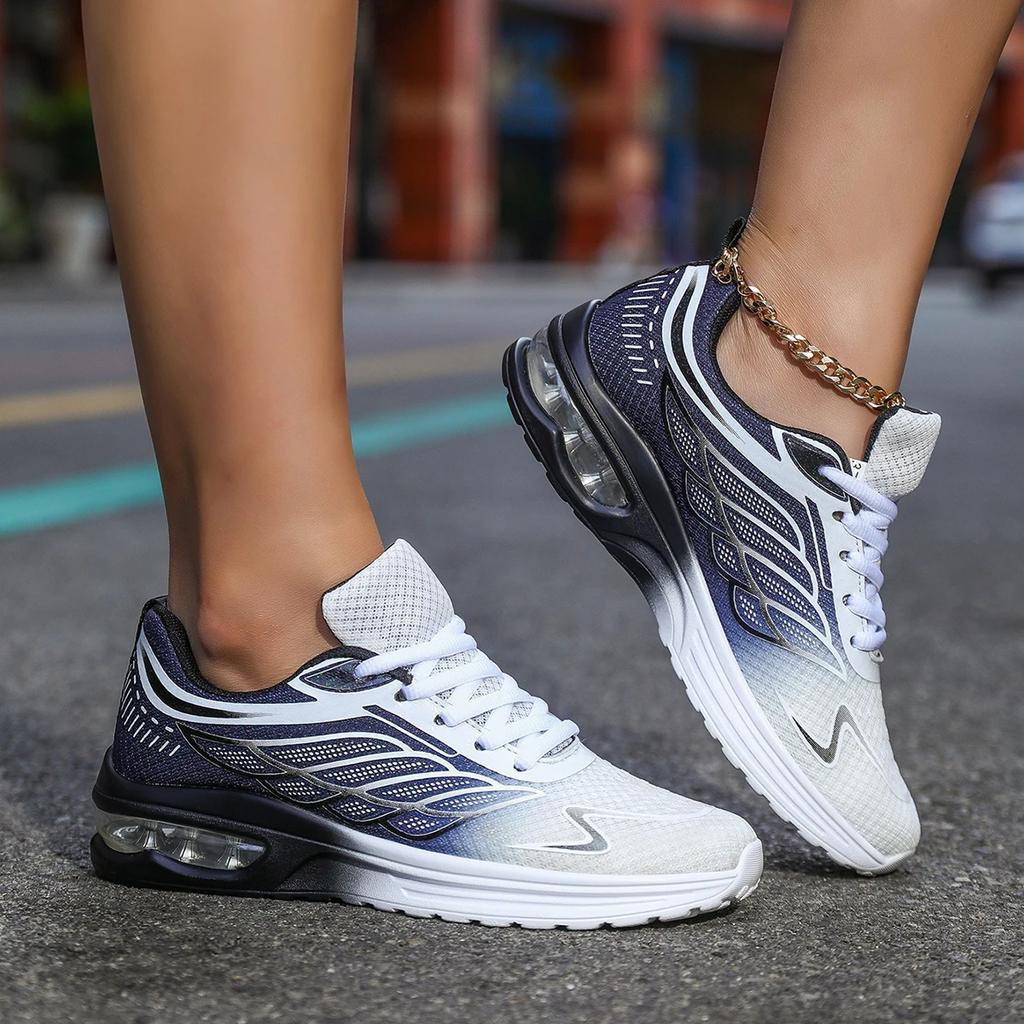 Sneakers Women Walking Shoes Womens Air Cushion Running Shoe Mesh Breathable Tennis Shoes