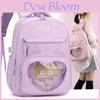 Cute Cat Themed Large Capacity Backpack For Kids With Breathable Waterproof Nylon Material