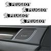 Für Peugeot Neu Auto Audio Dekorieren 3D Aluminium Abzeichen Emblem Aufkleber Für Peugeot 206 307 308 3008 207 208 407 508 2008 5008 107 2