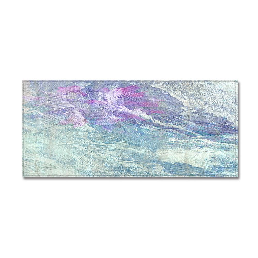 Marble Bathroom Non-Slip Door Mat Bathroom Absorbent Floor Mat Kitchen Dirt-Resistant Long Living Room Carpet