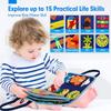 Baby Busy Board Early Educational Toys Toddlers Montessori Busy Book Activity Skills Learning Board Sensory Development Toys