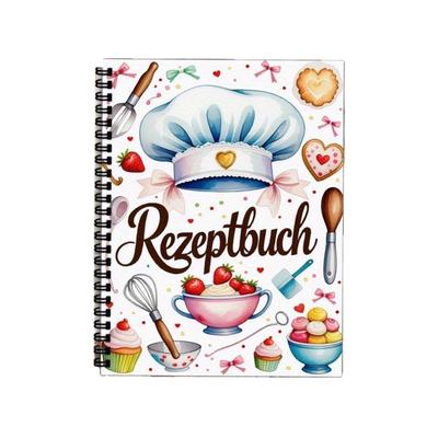 A5 Spiral Rezeptbuch Dessertrezeptbuch Rezeptplaner Personalisiertes Rezeptnotizbuch Multifunktional