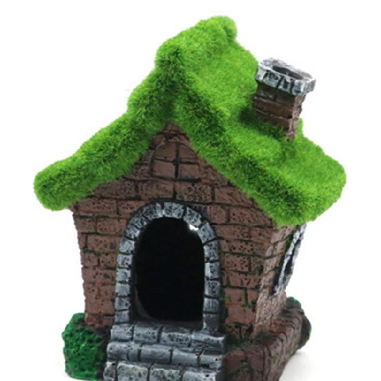 Unique Resins Cottage Fish Tanks Ornament Resins Artificial Shrimp Hide Cave For Creative Underwater Landscape