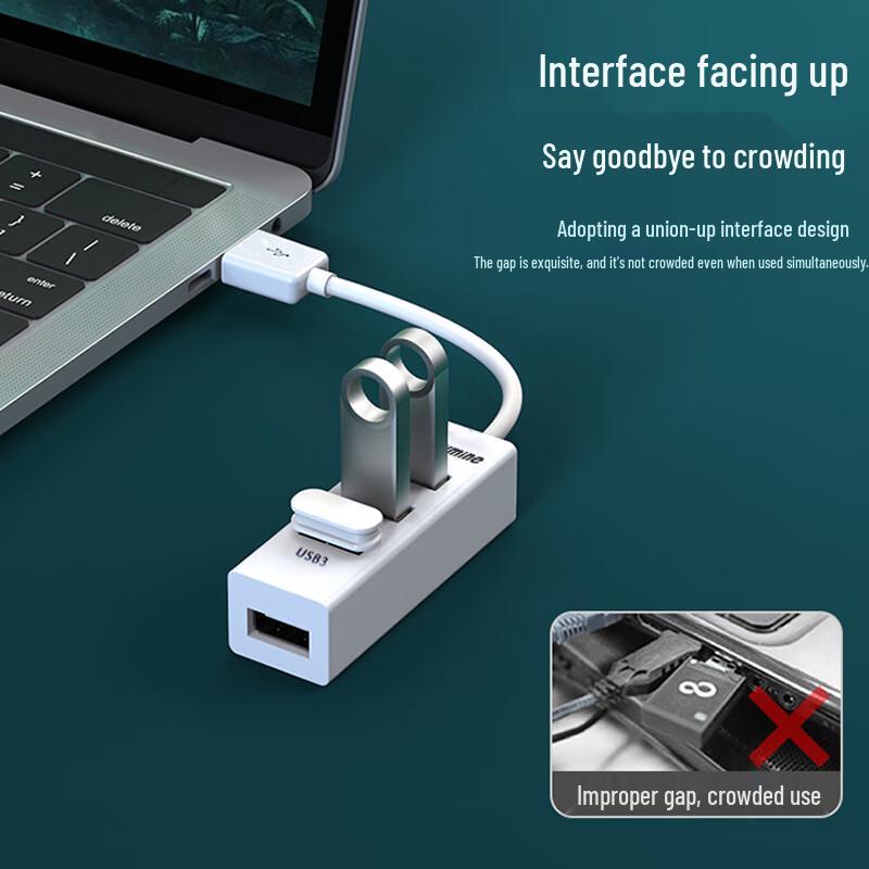 Newman 4-Port USB 2.0 Data Hub