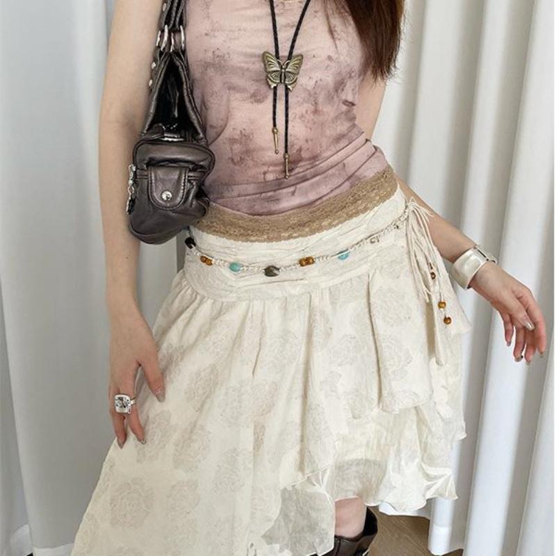 Bohemian Ethnic Hand-Woven Waist Rope For Women Minority Design Sense Bead Belt Skirt Jeans Waist Chain Clothing Accessories