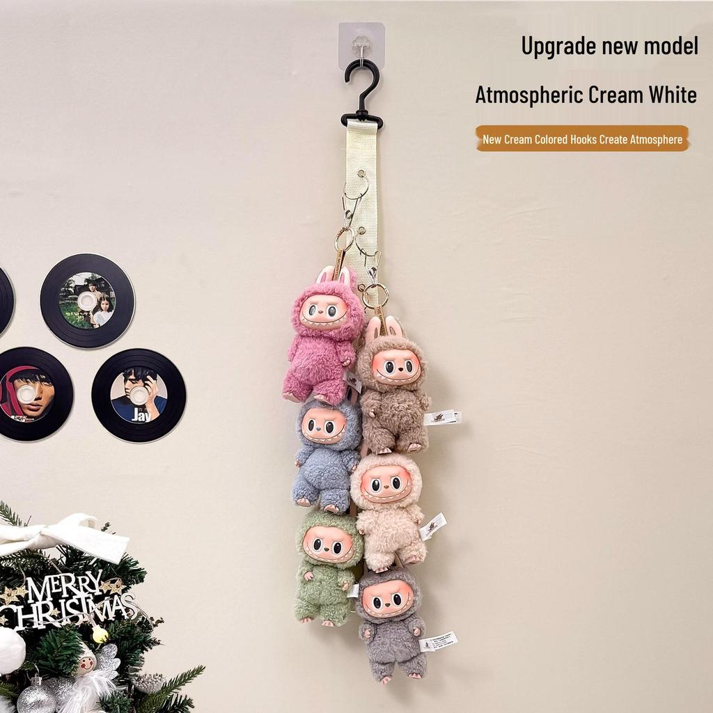 Labubu Silicone Doll Wall Mount for Displaying LinaBell Plush Pendant