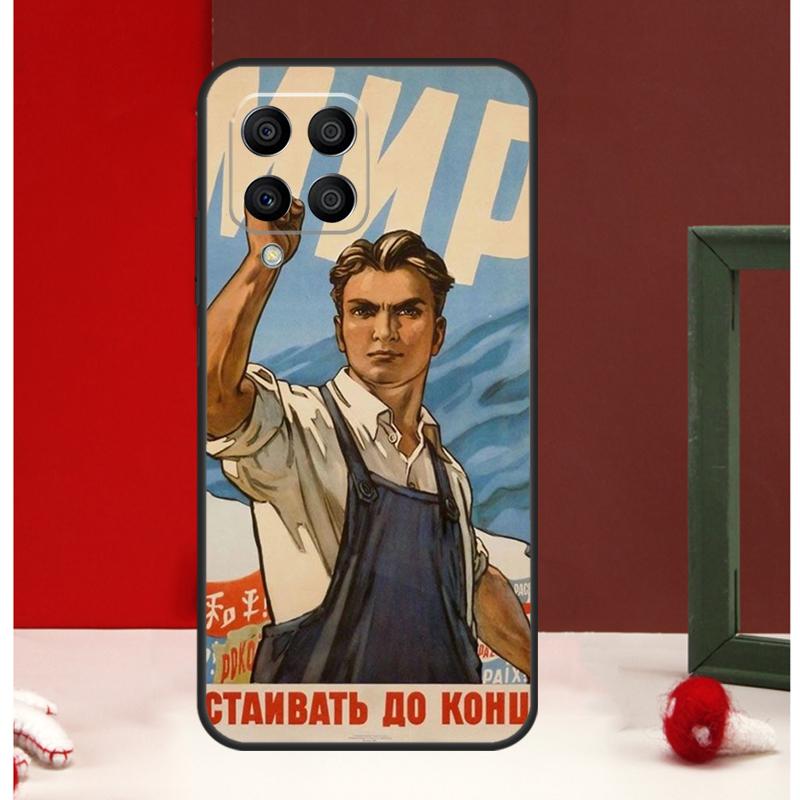 

Vintage Stalin USSR CCCP Case For Samsung Galaxy M12 M32 M52 M06 M16 M36 M56 M33 M15 M55 M31 M13 M14 M53 M35 M34 M54 Samsung M06