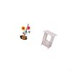 Paper Towel Holder Dispenser Non Slip Vertical Tissue Rack for Home Small Bedside Table