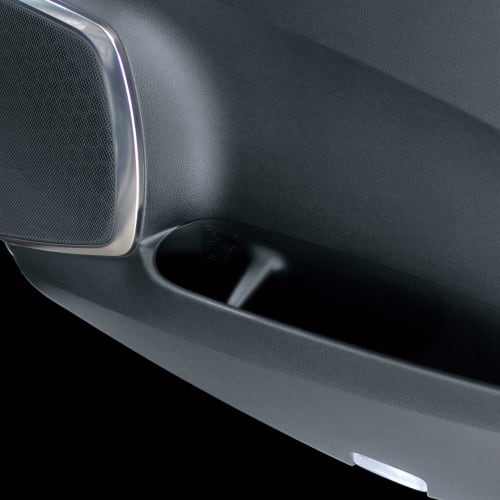 Specifiche del modello di auto Tsuchiya Yac Toyota 30 Series Alphard Vellfire Side Box Trash Can per sedile del conducente Nero SV-AV4