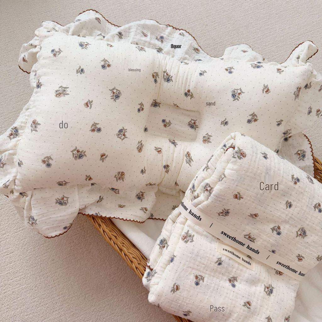 A-Listen Blogger Stil Baby Mullwindel Decke & Pucktuch aus reiner Baumwolle