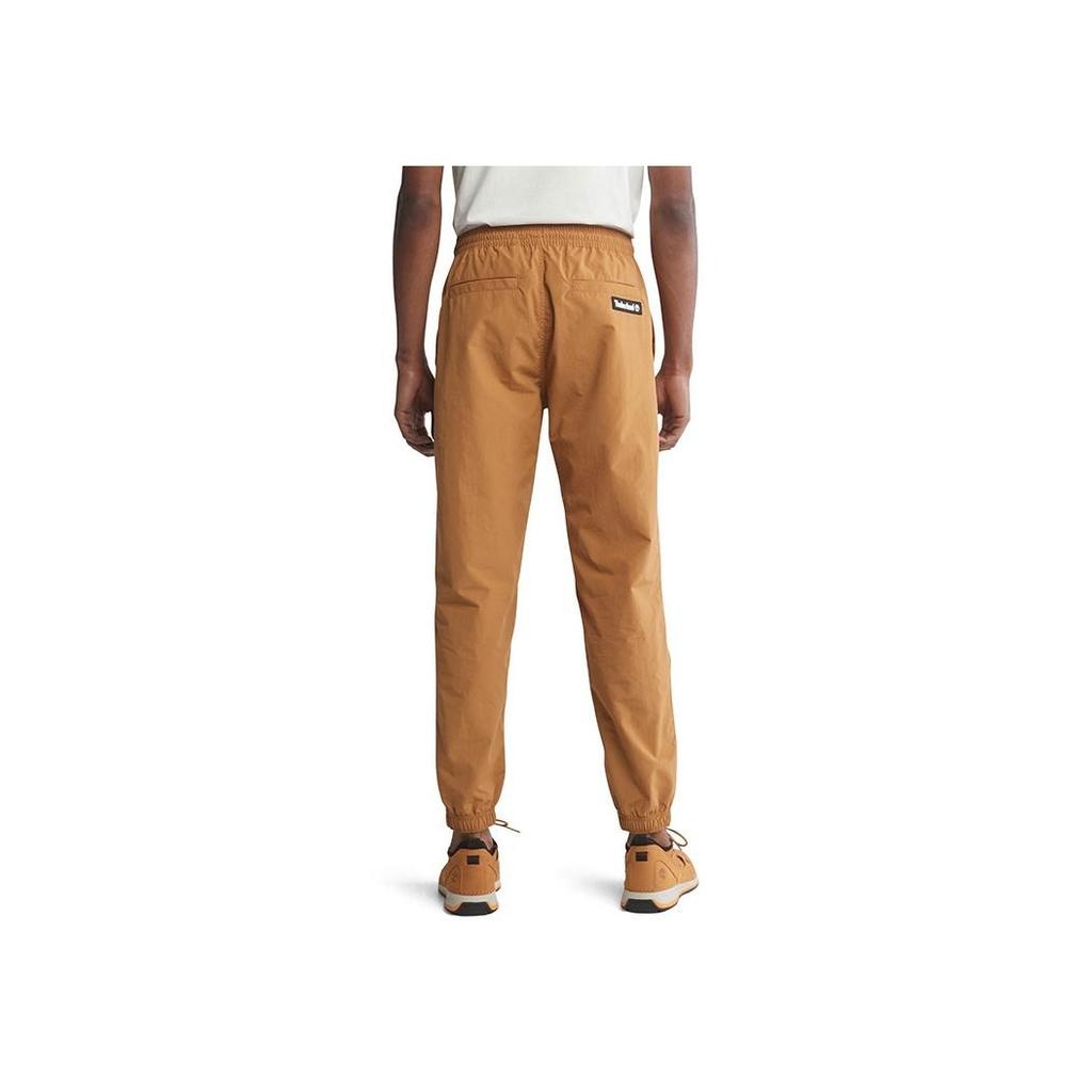 Timberland Men's Elastic Drawstring Jogger Pants Wheat Brown A26NS-P47