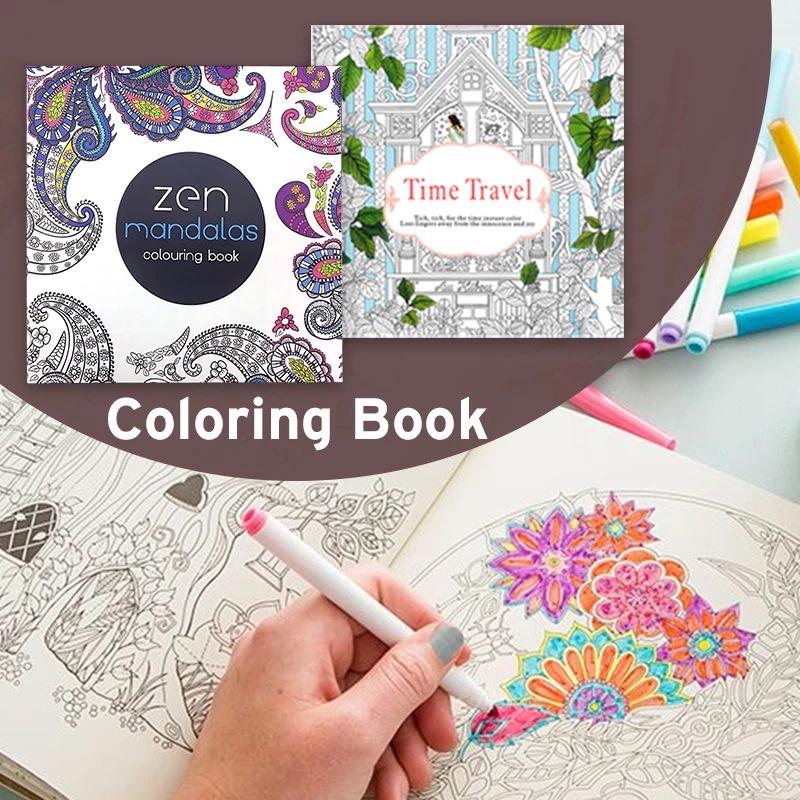 Secret Garden Coloring Book: Stress Relief and Creative Doodle for Adults and Children
