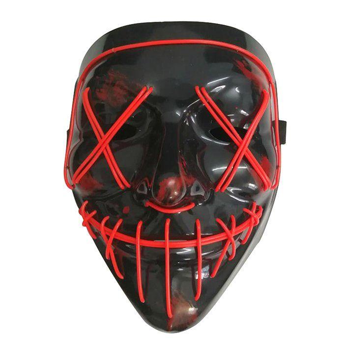 Accessory - Luminous Red LED Mask Adult