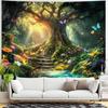 Life Tree Tapestry Retro Bohemian Mandala Tapestry Suitable For Bedroom Decoration With a Retro Style