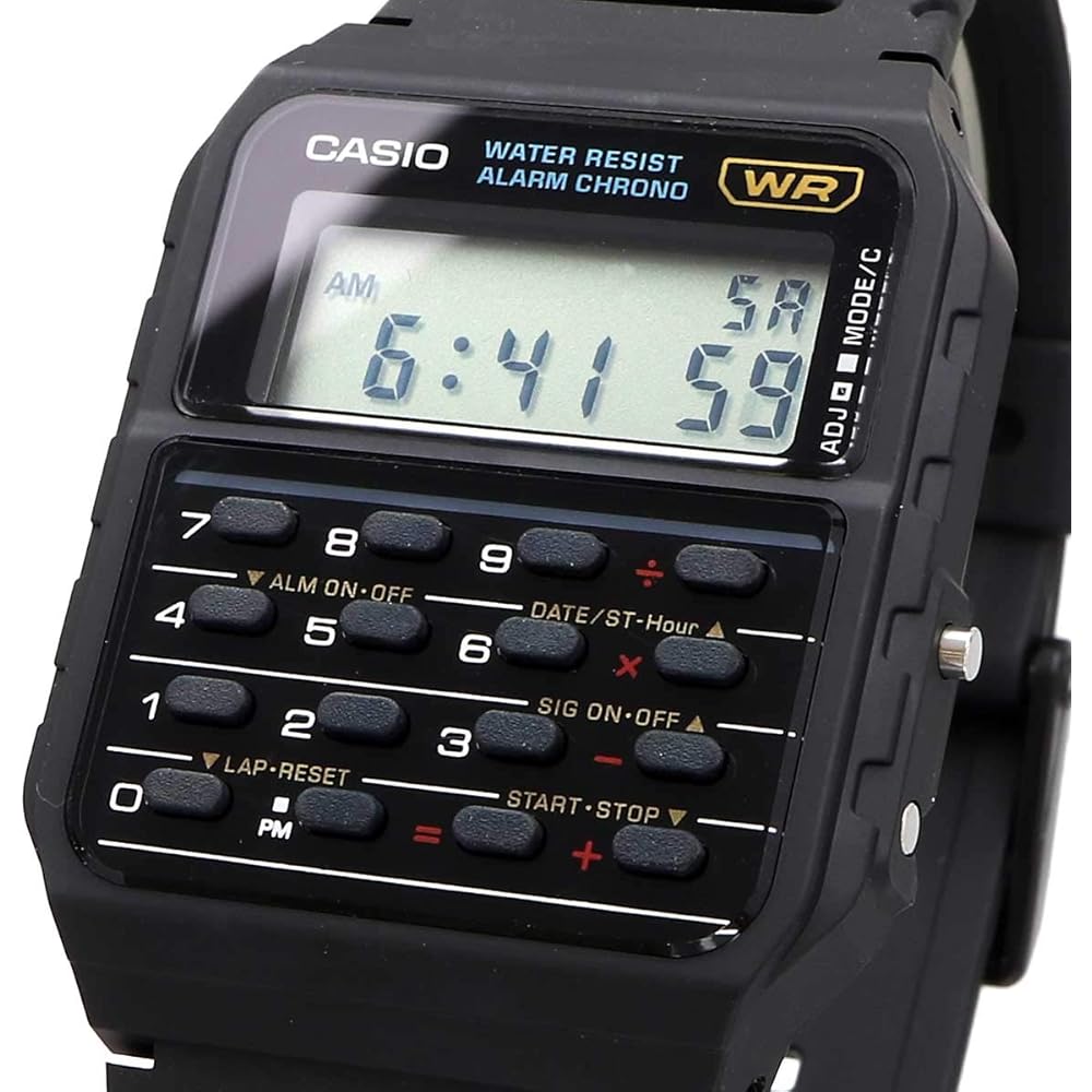 [Casio] CASIO Watch, Calculator Watch with Calculator Function, CA-53W-1Z, No Cosmetic Case, Simp...