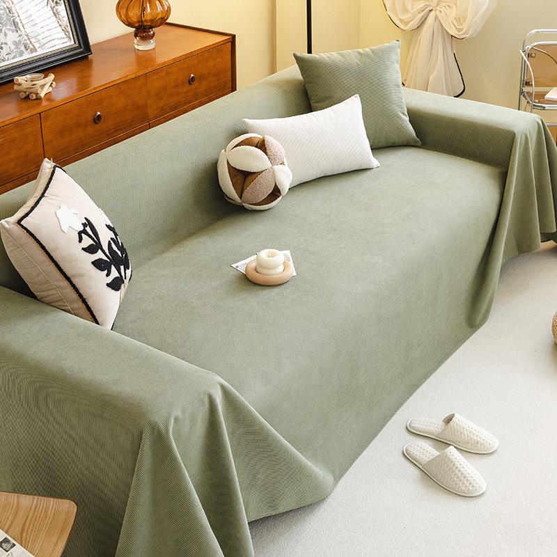 Waterproof, Non-slip Pet Sofa Cover - Urine-Proof, Dirt-Resistant, Anti-Scratch Blanket, Solid Color
