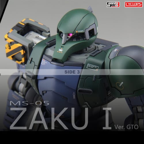 

MG 1/100 THE ORIGIN Zaku I (Denim/Slender) MS-05 AKO Resin Mod Kit Mobile Suit Gundam Garage Cast Parts Set Black Tri-Stars Char